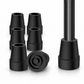 Non-Slip Rubber Cane Tip Replacement, Heavy Duty Walking Cane Foot with Metal Insert for Stability and Support