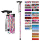 Folding Cane Adjustable Walking Stick Lightweight Travel Cane with T Handle