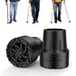 1-Inch Replacement Cane Tips – Anti-Slip Durable Rubber with Metal Insert