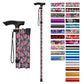 Folding Cane Adjustable Walking Stick Lightweight Travel Cane with T Handle