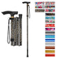 5-Level Adjustable Height Walking Stick Folding Cane