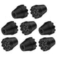 Trekking Pole Rubber Tips, Anti-Slip Shock-Absorbing, 0.43 Inch