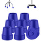 Cane Tips Replacement Rubber 4 or 8 Pack for Walking Canes & Quad Canes 1/2 or 5/8 Inch