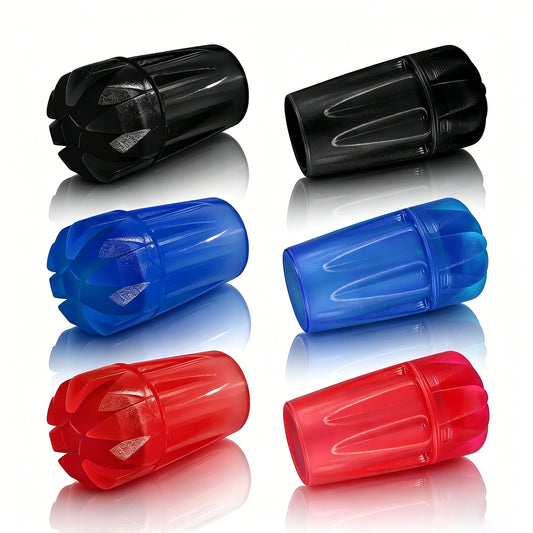 Trekking Pole Replacement Tips 6 Pack – Non-Slip Rubber Walking Stick Protectors for Hiking & Trail Stability