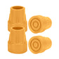 4pcs Cane Tips, 1-in Rubber Replacement Tips