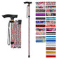 Folding Cane Adjustable Walking Stick Lightweight Travel Cane with T Handle
