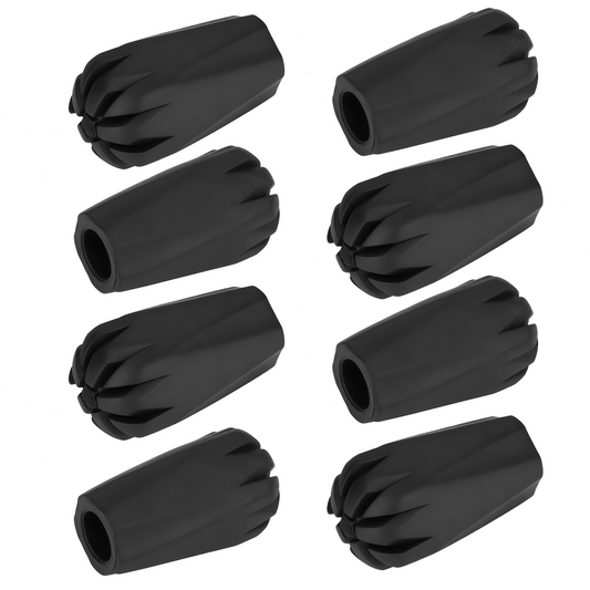 Trekking Pole Replacement Tips – Anti-Slip Rubber Ends, 8-Pack