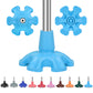 Self Standing Cane Tip 3/4 Inch 6-Prong Anti-Slip Rubber Replacement