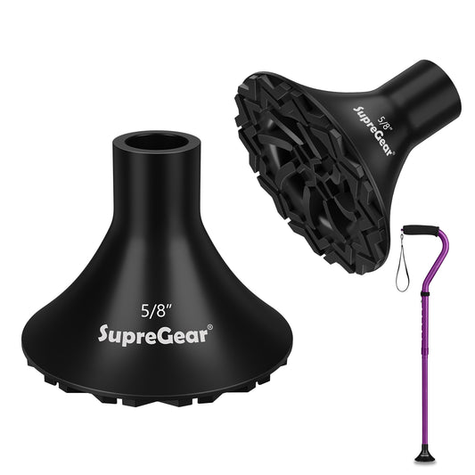 2-Pack All Terrain Rubber Cane Tips