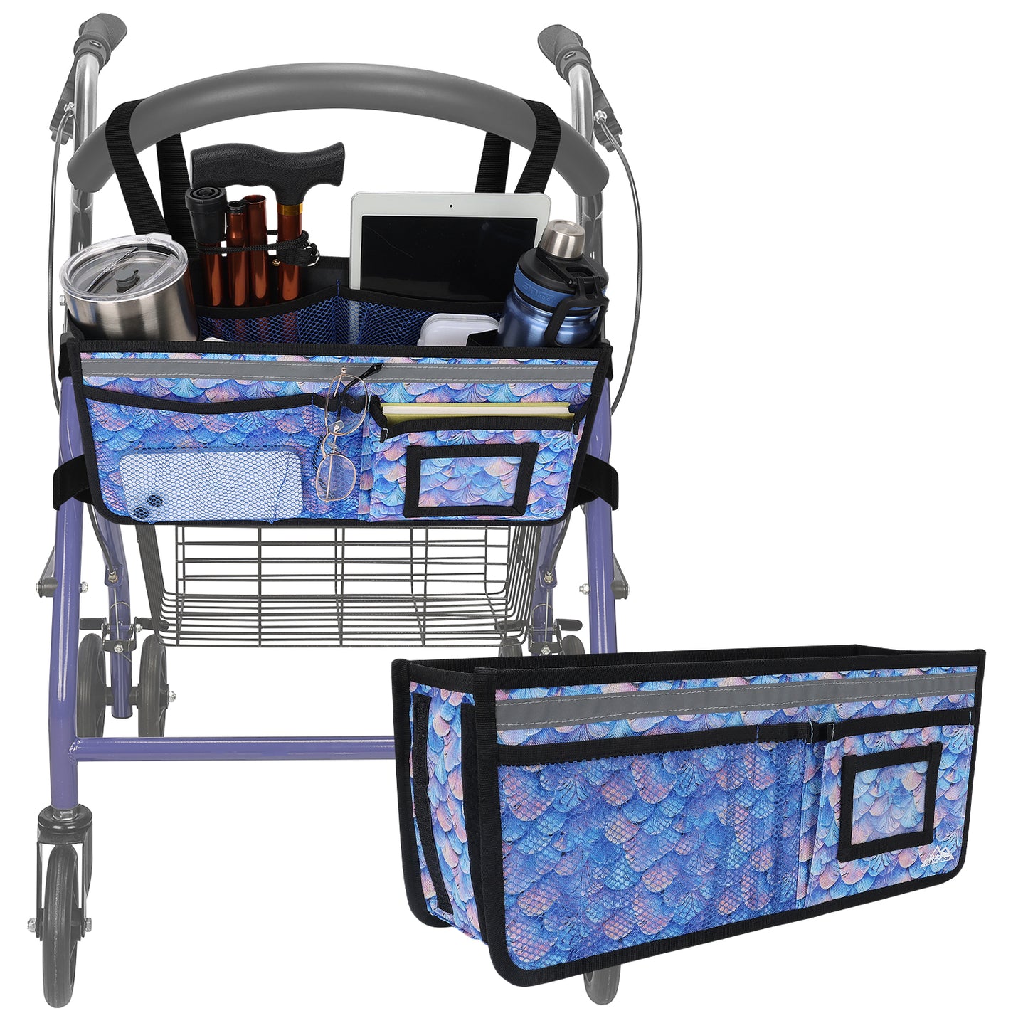 Large Capacity Rollator Basket