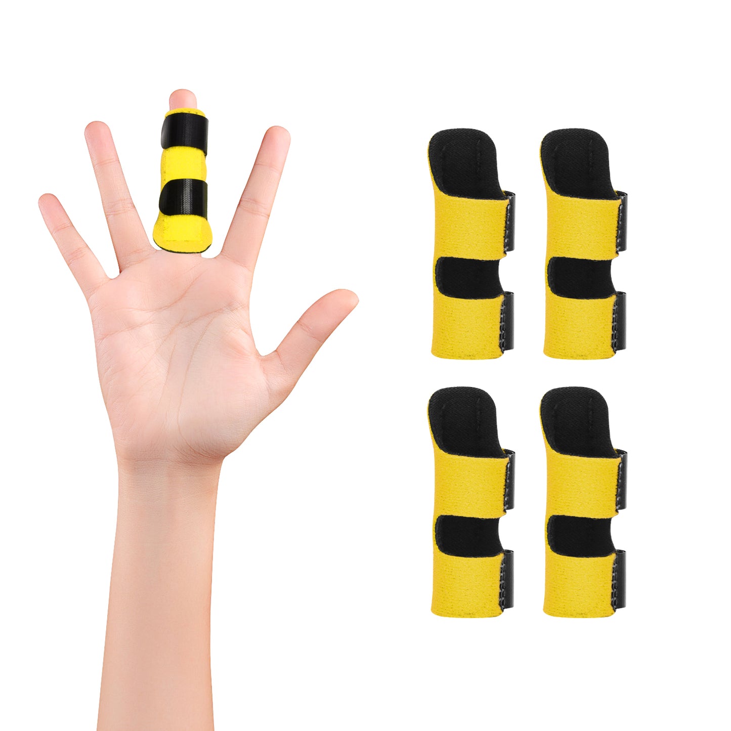 4 Pack Adjustable Finger Splint