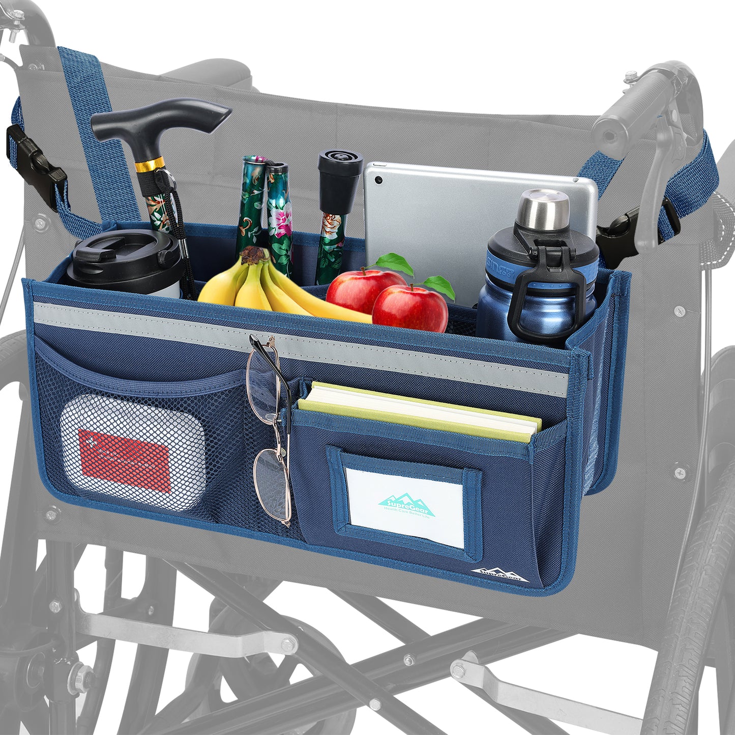 Large Capacity Wheelchair Backpack Organizer