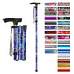 Folding Cane Adjustable Walking Stick Lightweight Travel Cane with T Handle