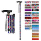 Folding Cane Adjustable Walking Stick Lightweight Travel Cane with T Handle