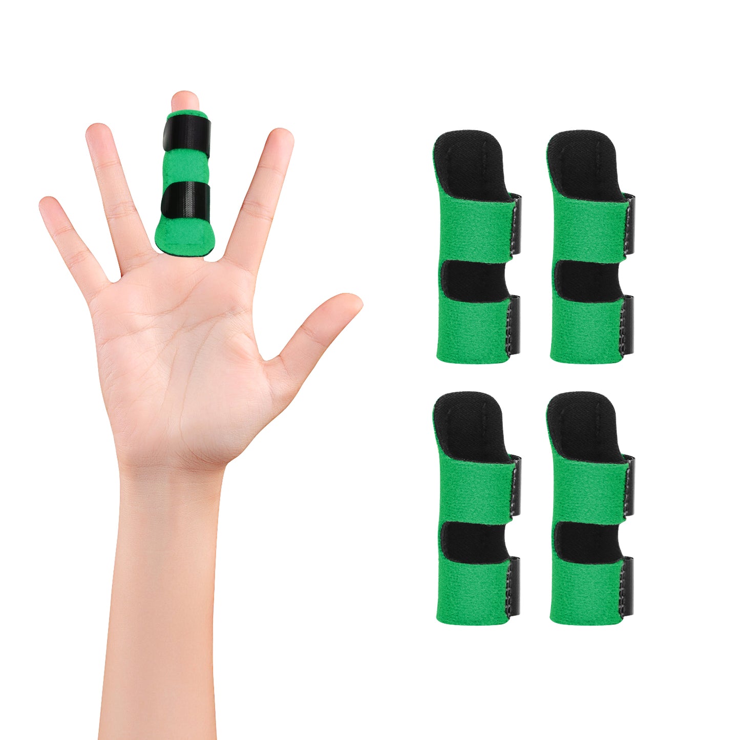 4 Pack Adjustable Finger Splint