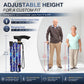 Folding Cane Adjustable Walking Stick Lightweight Travel Cane with T Handle