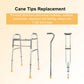 1" Heavy Duty Cane Tips, 2-Pack