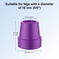 Cane Tips Replacement Rubber 4 or 8 Pack for Walking Canes & Quad Canes 1/2 or 5/8 Inch