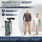 Folding Cane Adjustable Walking Stick Lightweight Travel Cane with T Handle