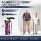 Folding Cane Adjustable Walking Stick Lightweight Travel Cane with T Handle
