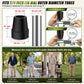 Non-Slip Rubber Cane Tip Replacement, Heavy Duty Walking Cane Foot with Metal Insert for Stability and Support
