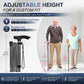 Folding Cane Adjustable Walking Stick Lightweight Travel Cane with T Handle