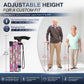 Folding Cane Adjustable Walking Stick Lightweight Travel Cane with T Handle