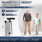 Folding Cane Adjustable Walking Stick Lightweight Travel Cane with T Handle