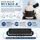 Wheelchair Positioning Belt, Adjustable Breathable Mesh Support Strap for Wheelchairs, Transport Chairs and Mobility Scooters