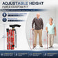 Folding Cane Adjustable Walking Stick Lightweight Travel Cane with T Handle
