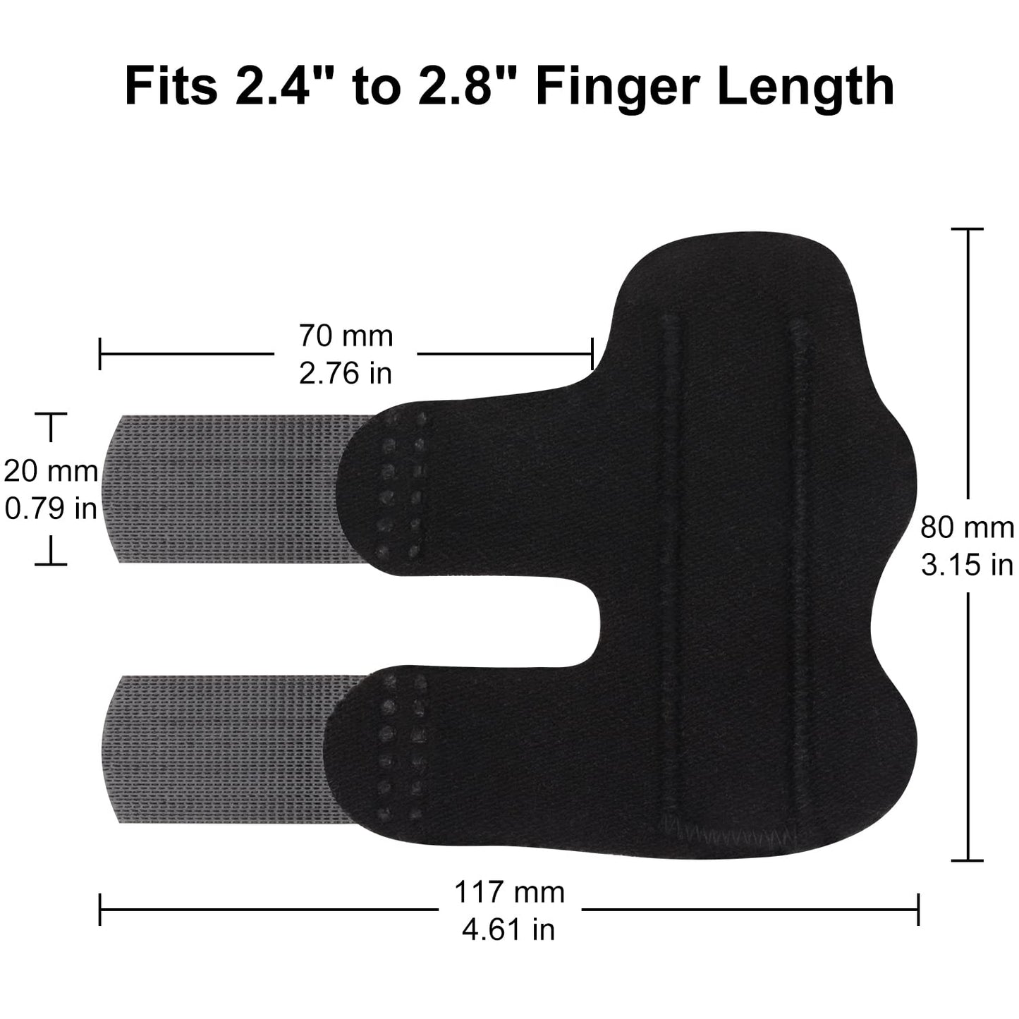 4 Pack Adjustable Finger Splint