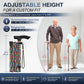 Folding Cane Adjustable Walking Stick Lightweight Travel Cane with T Handle