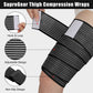 2 Pcs Adjustable Hamstring and Thigh Compression Wraps