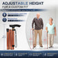 Folding Cane Adjustable Walking Stick Lightweight Travel Cane with T Handle