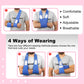 Arm Sling Shoulder Immobilizer, 0.18 lb Lightweight Support with 61" Adjustable Straps