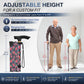 Folding Cane Adjustable Walking Stick Lightweight Travel Cane with T Handle