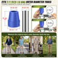 Universal Cane Tips 4-Pack Anti-Slip Rubber Replacement Tips