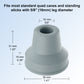 4pcs Quad Rubber Cane Tip