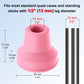 4pcs Quad Rubber Cane Tip