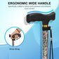 Folding Cane with T Handle Adjustable Lightweight Walking Cane