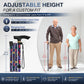 Folding Cane Adjustable Walking Stick Lightweight Travel Cane with T Handle