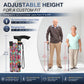 Folding Cane Adjustable Walking Stick Lightweight Travel Cane with T Handle