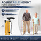 Folding Cane Adjustable Walking Stick Lightweight Travel Cane with T Handle
