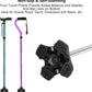 4 Point Self Standing Quad Support Rubber Replacement Cane Tip