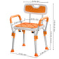 Adjustable Shower Chair, 330 lbs Capacity