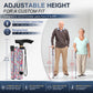 Folding Cane Adjustable Walking Stick Lightweight Travel Cane with T Handle
