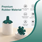 Self Standing Cane Tip 3/4 Inch 6-Prong Anti-Slip Rubber Replacement