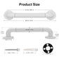 Non-Slip 304 Stainless Steel Bathroom Grab Bar Rail