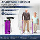 Folding Cane Adjustable Walking Stick Lightweight Travel Cane with T Handle