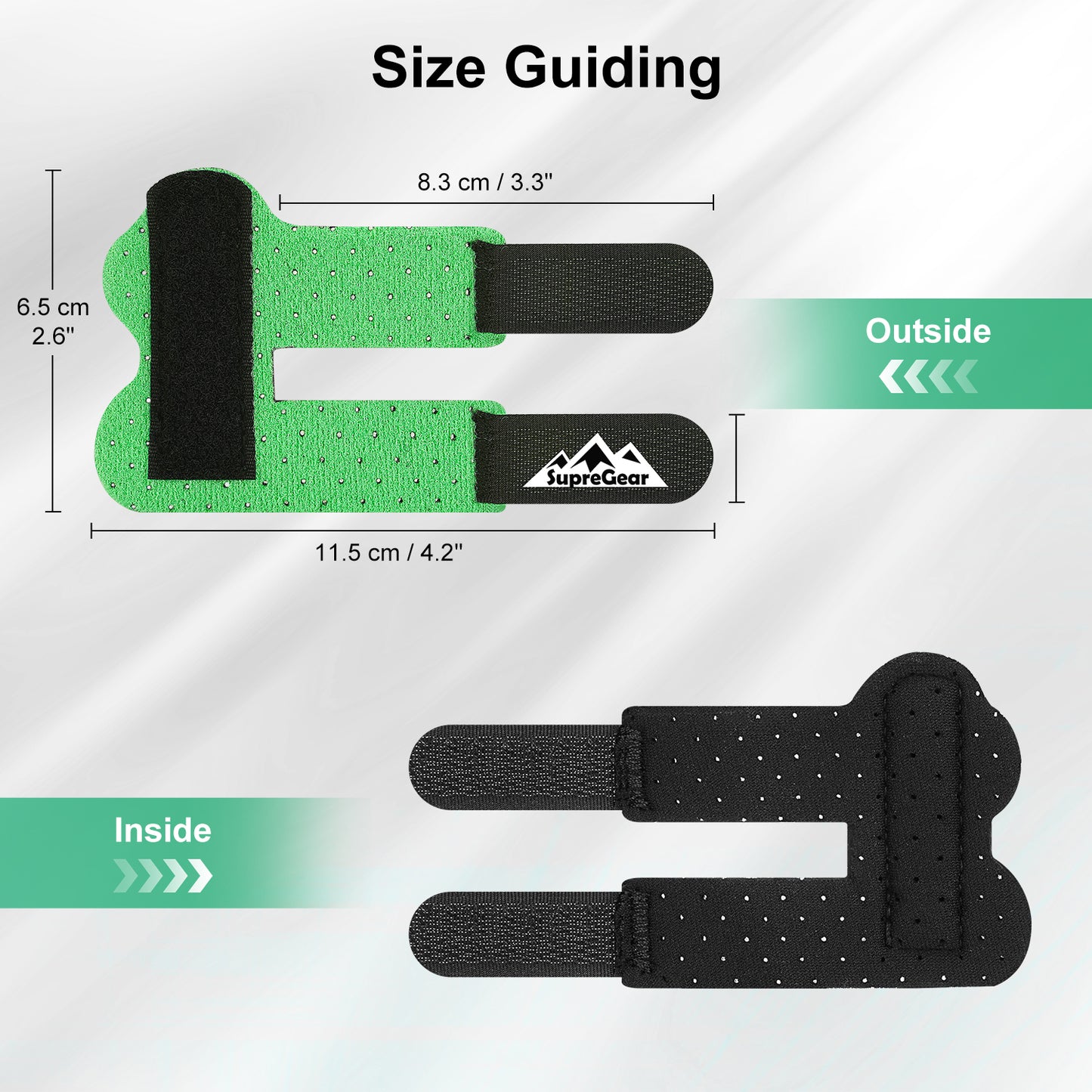 Finger Splint Support 2 Pack Adjustable Trigger Finger Brace for Broken Sprain Arthritis